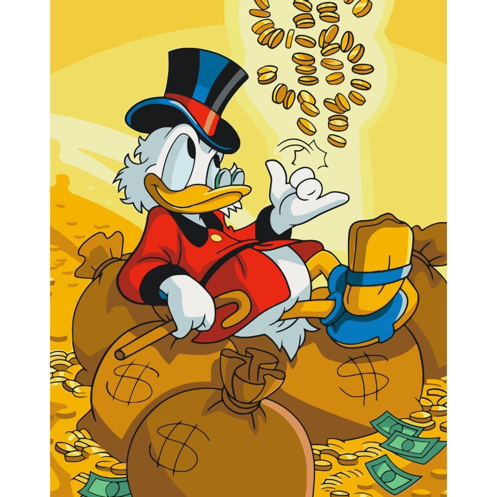Картина за номерами "Scrooge McDuck" 40х50 см Картина за номерами "Scrooge McDuck" 40х50 см