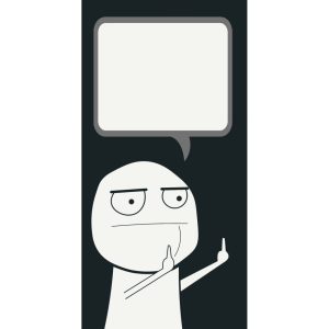 Листівка за номерами "Fuck you" 40х80 см