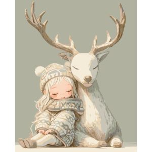 Картина по номерам "Рядом с другом" 40х50 см