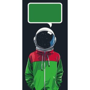 Листівка за номерами "Космонавт" 40х80 см