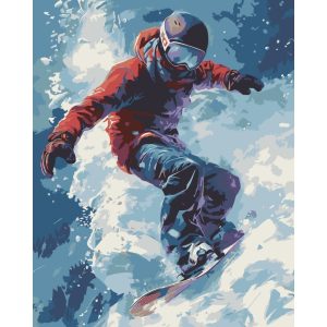 Картина за номерами "Зимовий драйв" 40х50 см