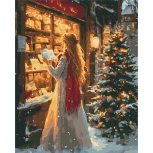 Картина за номерами "Час новорічних див", 40х50 см