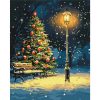 Картина за номерами "Нічний танок сніжинок", 40х50 см