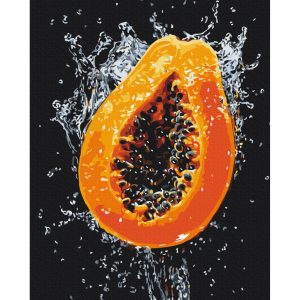 Картина за номерами "Вибух соковитої папаї", 40х50 см