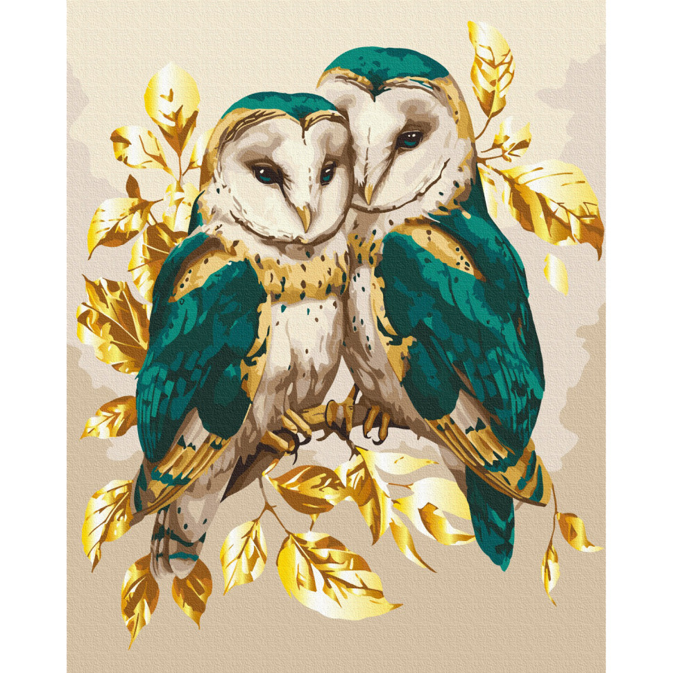 Картина за номерами "Смарагдова мудрість" з фарбами металік 40х50 см Картина за номерами "Смарагдова мудрість" з фарбами металік 40х50 см