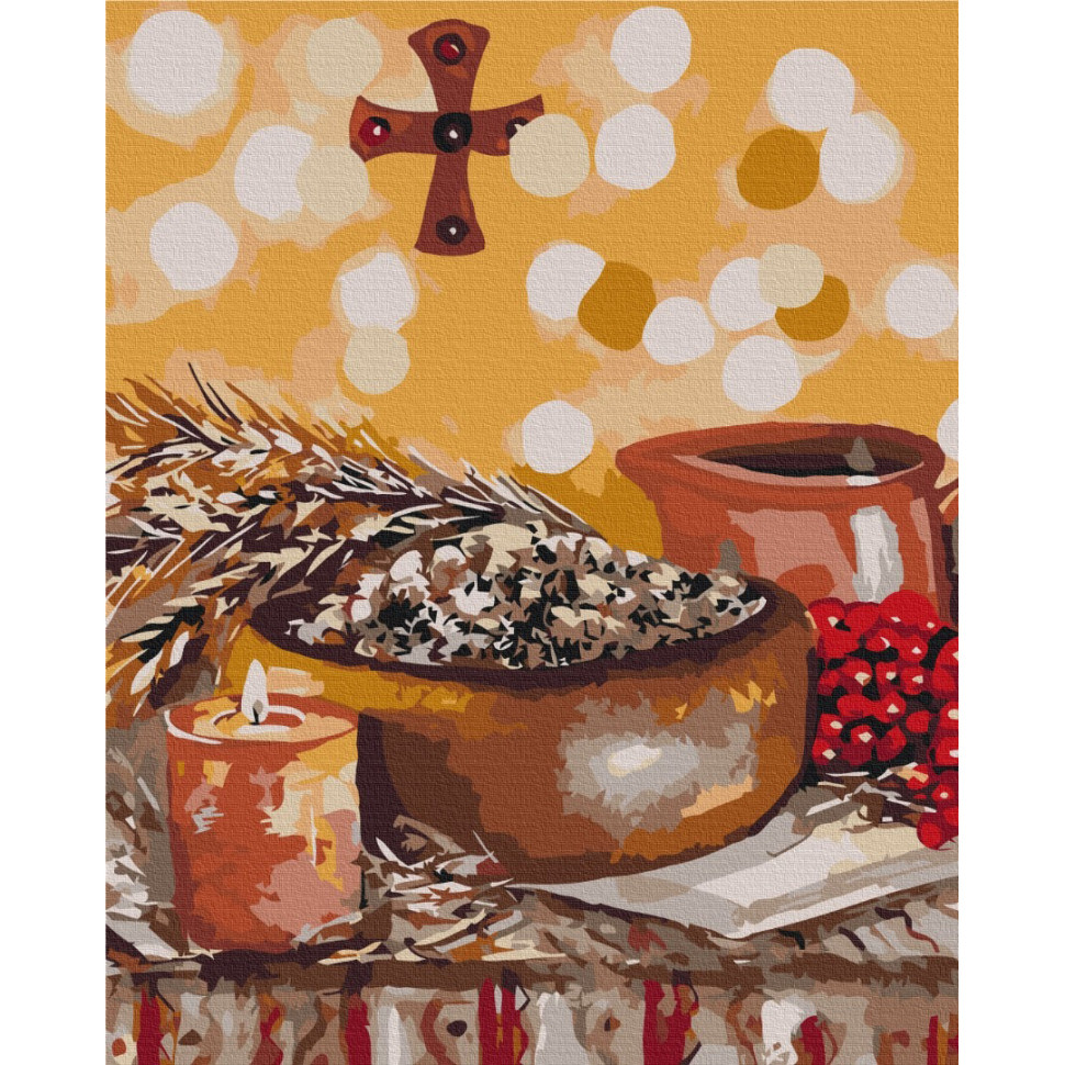 Картина за номерами "Різдвяна кутя", 40х50 см Картина за номерами "Різдвяна кутя", 40х50 см