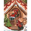 Картина за номерами "Святкові зайчики", 30х40 см
