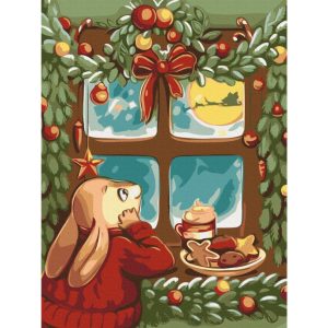 Картина за номерами "Казка за вікном", 30х40 см