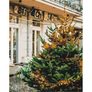 Картина за номерами "Передноворічна красуня", 40х50 см