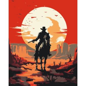 Картина за номерами "Вестерн" 40х50 см