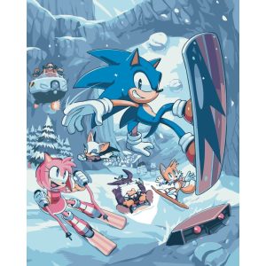 Картина за номерами "Пригоди Соніка" 40х50 см