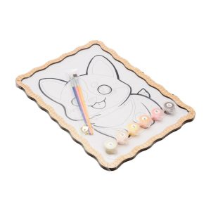 Alternative view of Картина по номерах "Коргі" формат А4 пензлик, фарби, кріплення для стіни