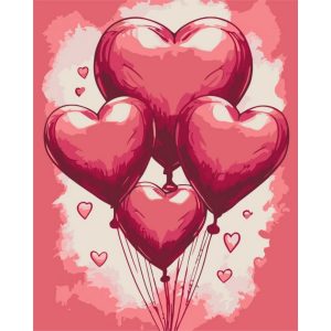 Картина за номерами "Кульки кохання" 40x50 см