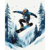 Картина за номерами "Сніжний екстрім" 40x50 см
