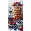 Картина за номерами "Солодкі вафлі" 40x80 см