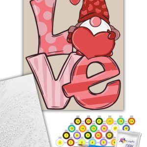 Alternative view of Картина за номерами "Гномик LOVE" 40х50 см