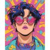 Картина по номерам "Розовые очки" 40х50 см