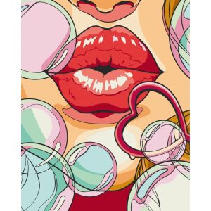 Картина за номерами "Солодкий поцілунок" 40х50 см