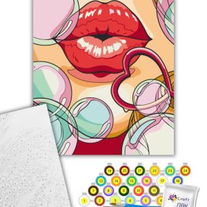 Alternative view of Картина за номерами "Солодкий поцілунок" 40х50 см