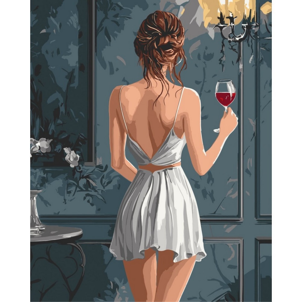 Картина за номерами "Момент насолоди" 40х50 см Картина за номерами "Момент насолоди" 40х50 см