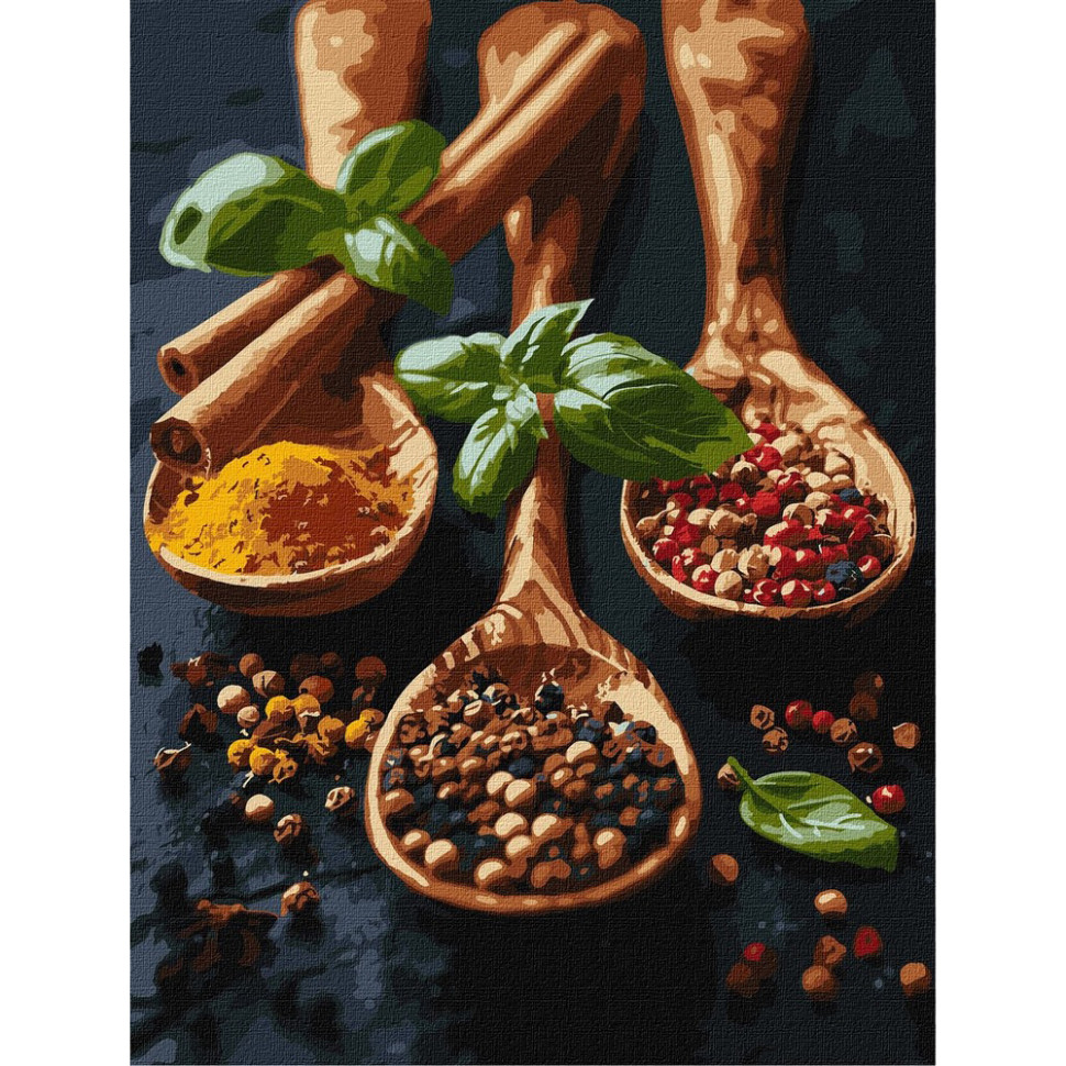 Картина за номерами "Витончені спеції" 30х40 см Картина за номерами "Витончені спеції" 30х40 см
