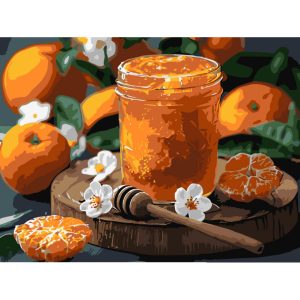 Картина по номерам "Мандариновый мед" 30х40 см