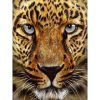 Алмазна мозаїка без підрамника "Гепард" 30х40 см