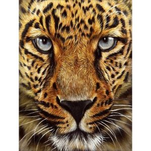 Алмазна мозаїка без підрамника "Гепард" 30х40 см
