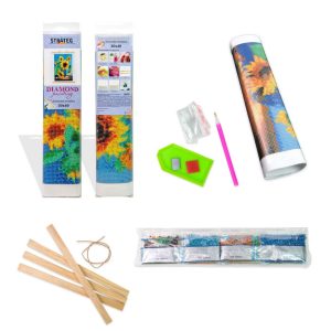 Alternative view of Алмазна мозаїка без підрамника "Гепард" 30х40 см