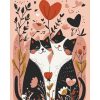 Картина по номерам "Кошачья любовь" 40х50 см
