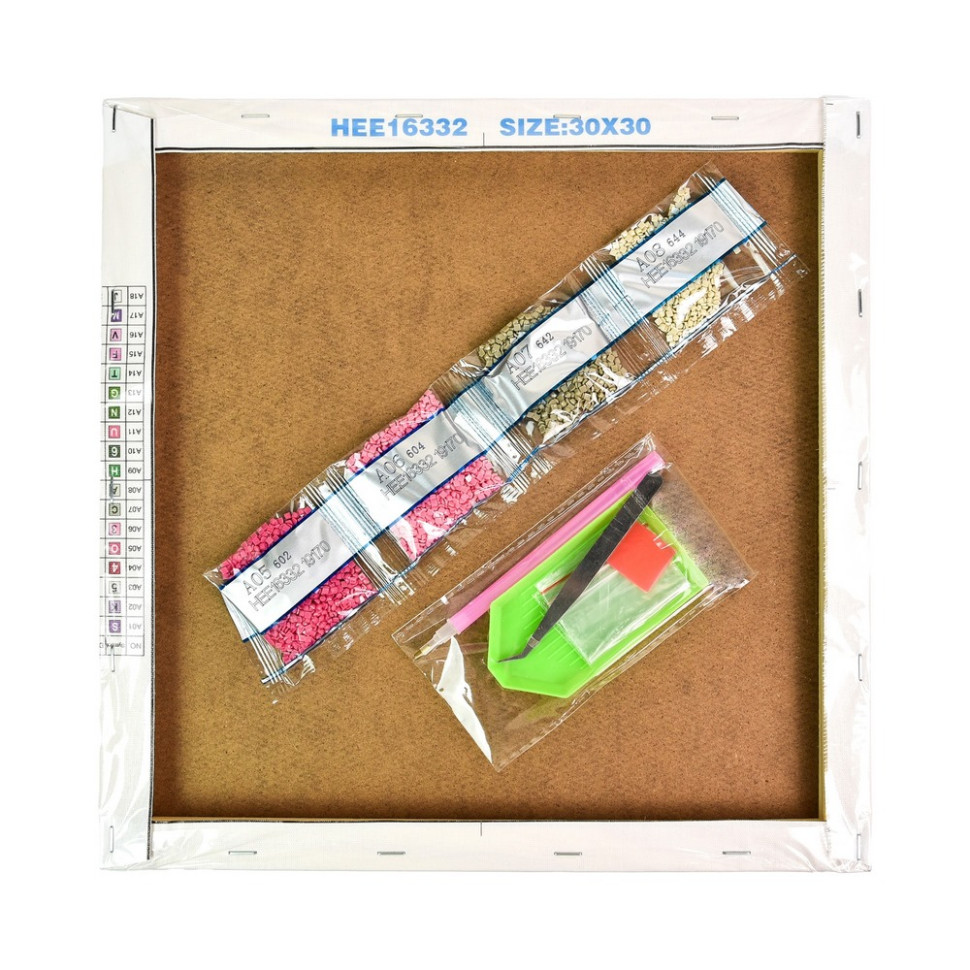 Алмазна мозаїка "Рожеві вулиці набережної" 30х30 см Алмазна мозаїка "Рожеві вулиці набережної" 30х30 см - Зображення 2