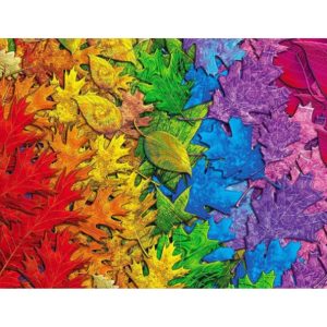 Алмазна мозаїка "Кольоровий листопад" 30х40 см