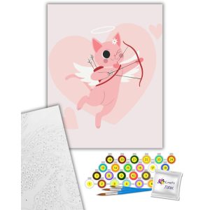 Alternative view of Картина по номерам "Хвостатый Купидон" 40x50 см