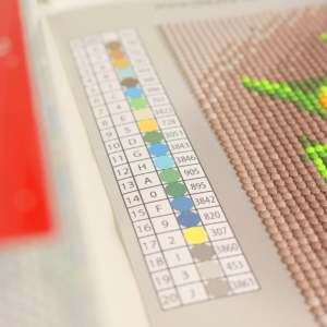 Alternative view of Алмазна мозаїка без підрамника "Квітковий куточок" Ідейка 30х40 см