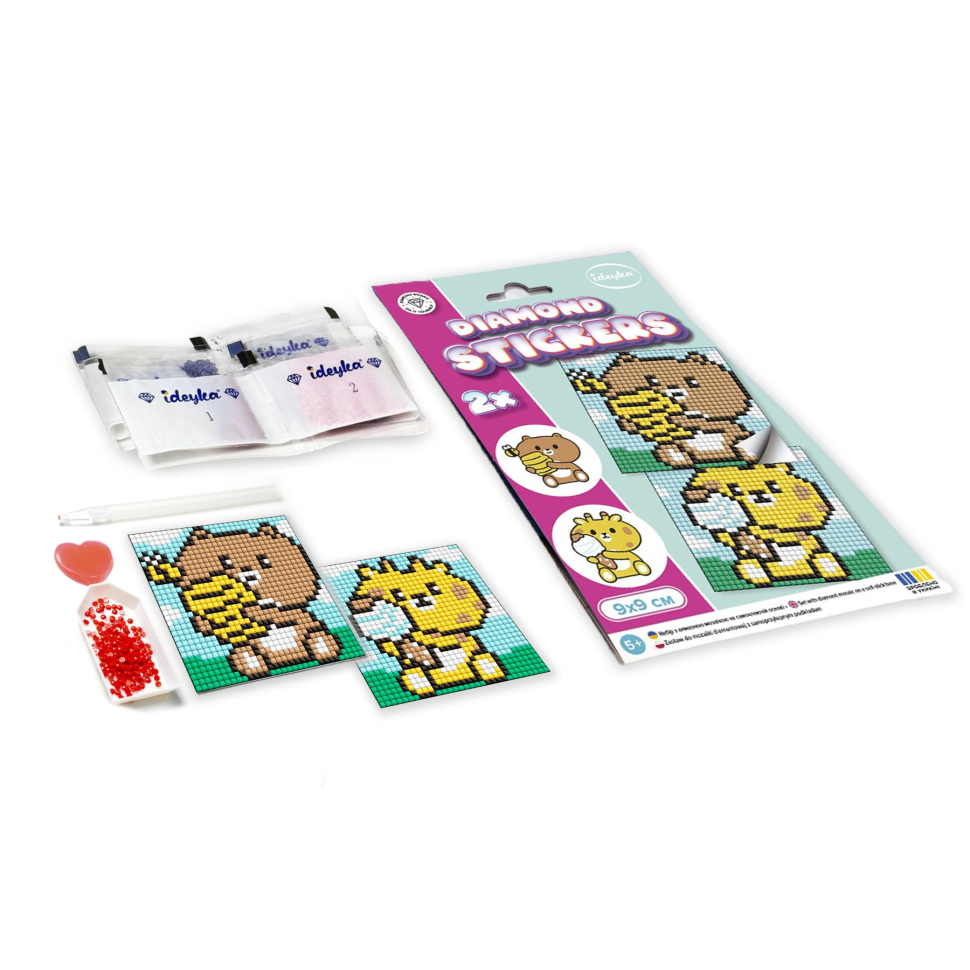 Алмазна мозаїка "Бантик" Ідейка 9x9 см Алмазна мозаїка "Бантик" Ідейка 9x9 см - Зображення 2