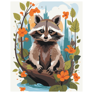 Картина по номерам "Забавный полоскунчик" Art Craft 40х50 см