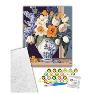 Alternative view of Картина за номерами "Весняні квіти" Art Craft 40х50 см