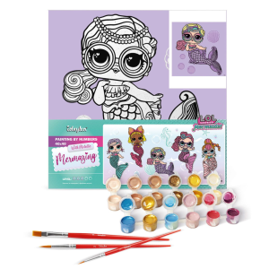 Alternative view of Картина за номерами "L.O.L. Surprise! Mermaids Miss Sea", 40х40 см