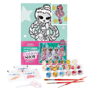 Alternative view of Картина за номерами "L.O.L. Surprise! O.M.G. Fashion show La Rose", 30х40 см