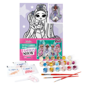 Alternative view of Картина за номерами "L.O.L. Surprise! O.M.G. Fashion show Lady Braids", 30х40 см