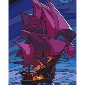 Картина за номерами без підрамника "Мрія мандрівника" 40х50 см