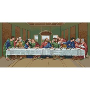 Картина по номерам "Тайный ужин" 40х80 см