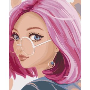 Картина за номерами "Кокетливий погляд" 40х50 см