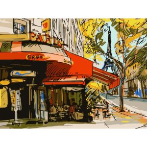 Картина за номерами "Вулиці Парижу" 40х50 см