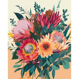 Картина за номерами "Танок пелюсток" 40х50 см