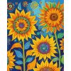 Картина за номерами "Яскраві соняхи" 40х50 см