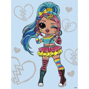 Картина за номерами "L.O.L. Surprise! Tweens Emma Emo" 30х40 см