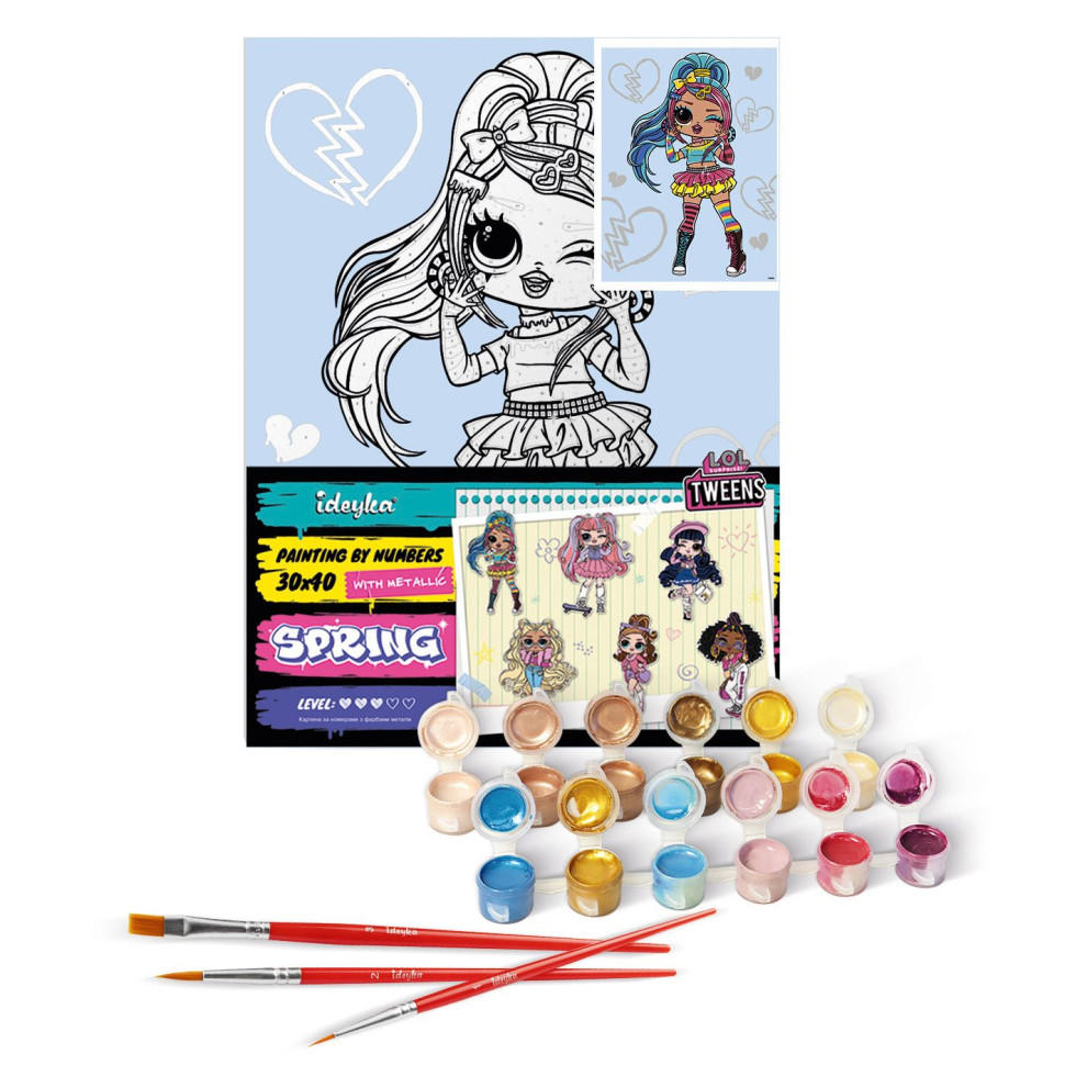 Картина за номерами "L.O.L. Surprise! Tweens Emma Emo" 30х40 см Картина за номерами "L.O.L. Surprise! Tweens Emma Emo" 30х40 см - Зображення 2