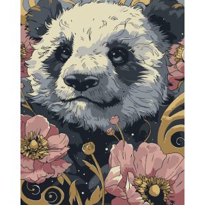 Картина по номерам "Цветочная пандочка" 40х50 см