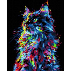 Картина за номерами "Магічний котик", 40х50 см